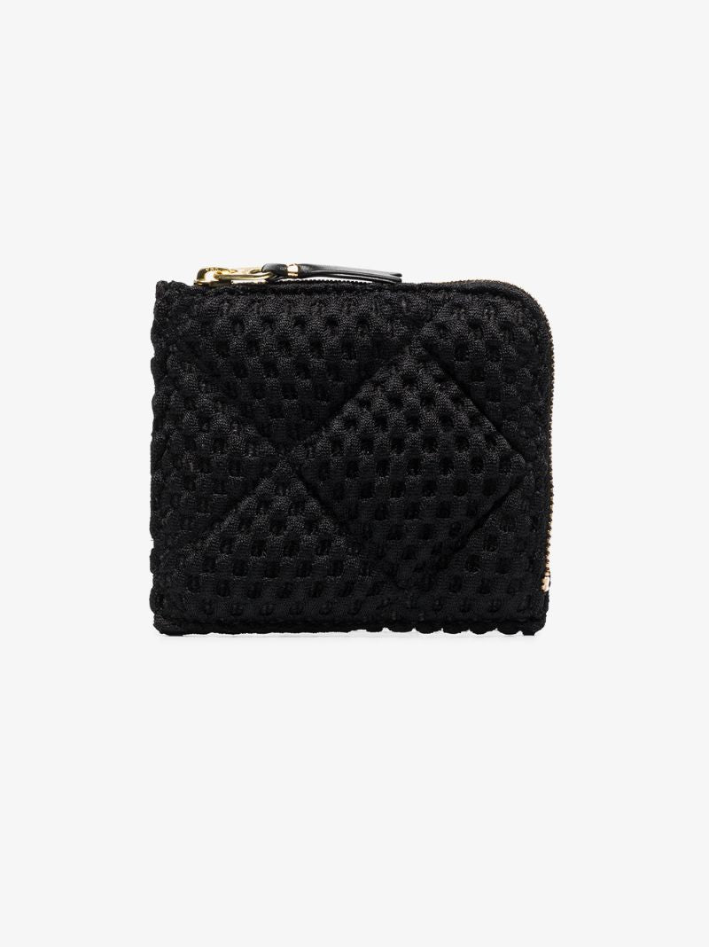 Black Fat Tortoise Half-zip Wallet