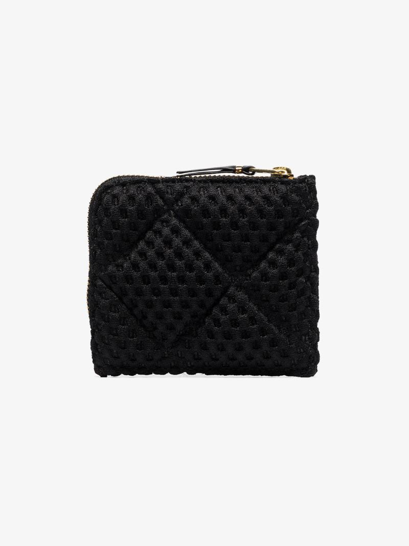 Black Fat Tortoise Half-zip Wallet