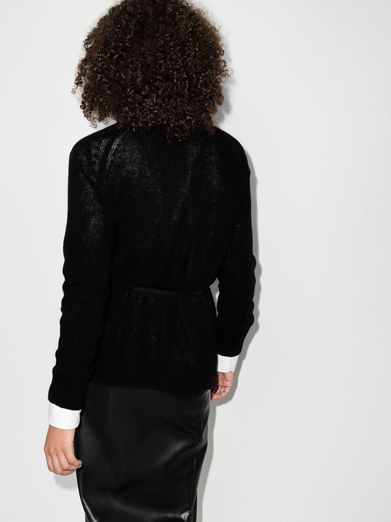 Belted Wool Sweater