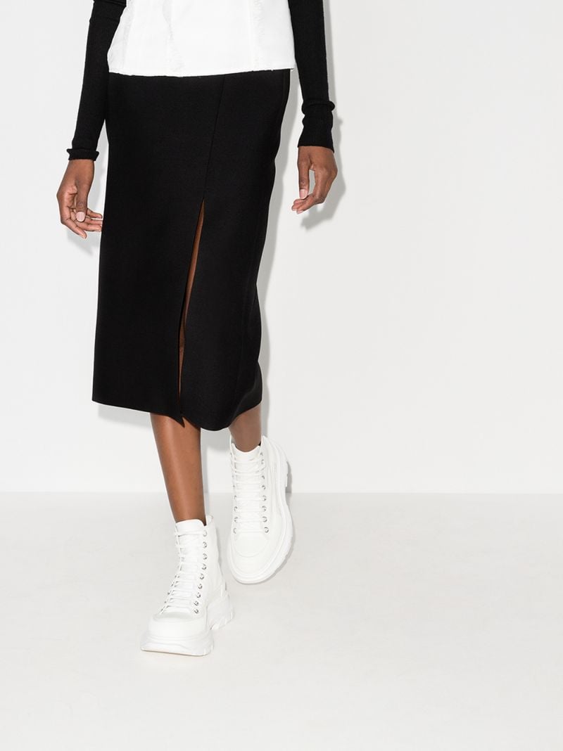 Side Split Midi Skirt