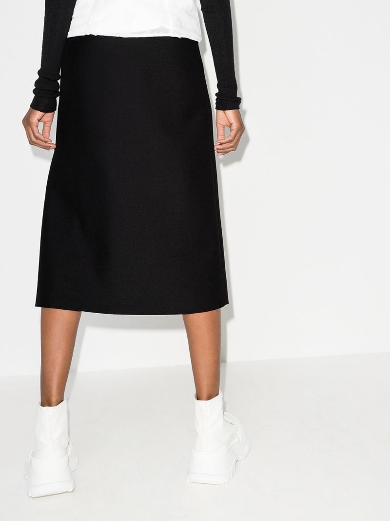 Side Split Midi Skirt