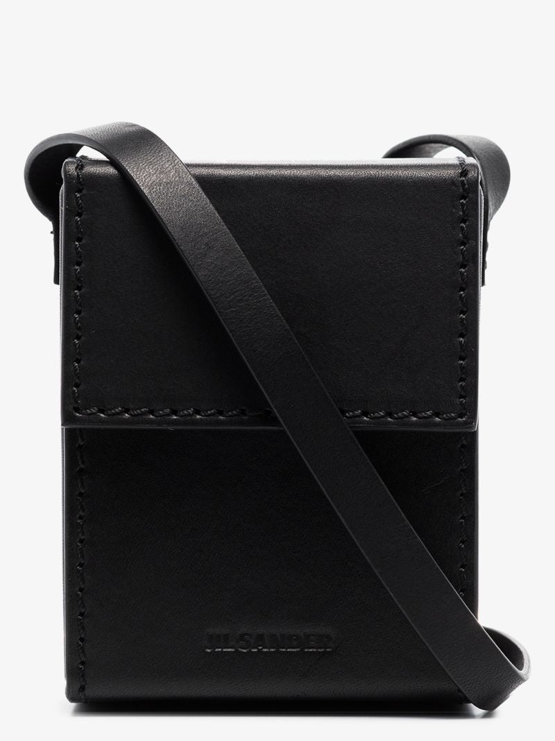 Black Cross Body Leather Bag