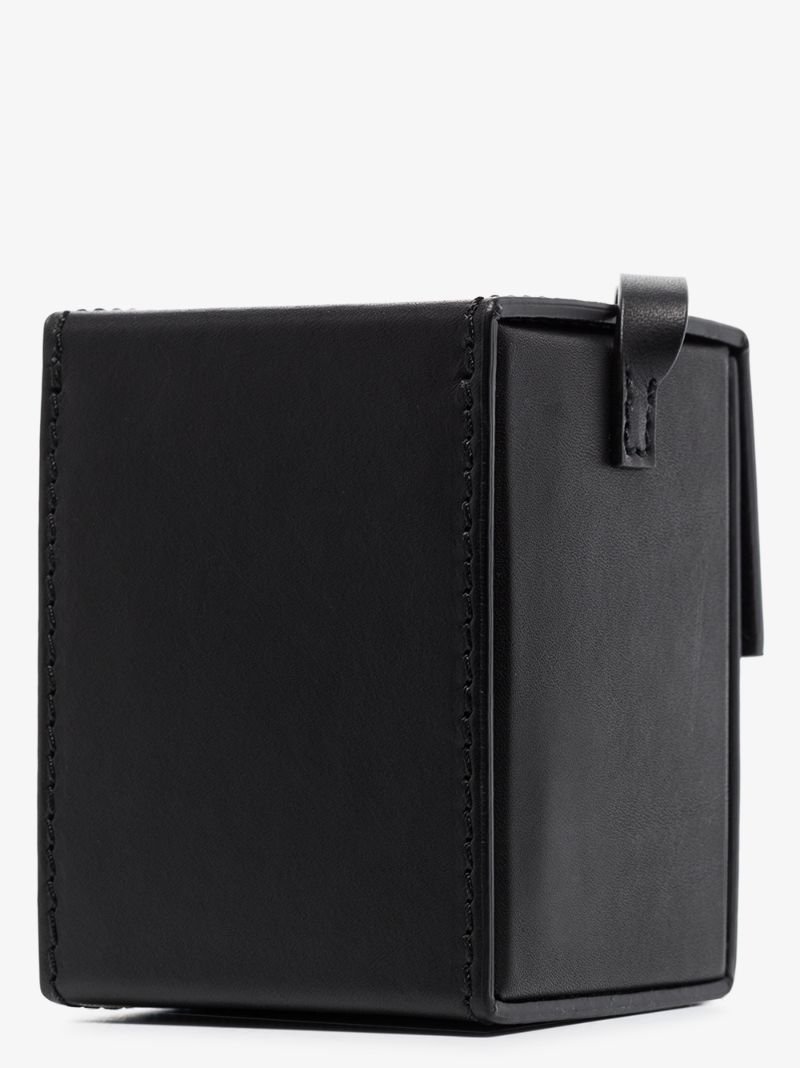 Black Cross Body Leather Bag