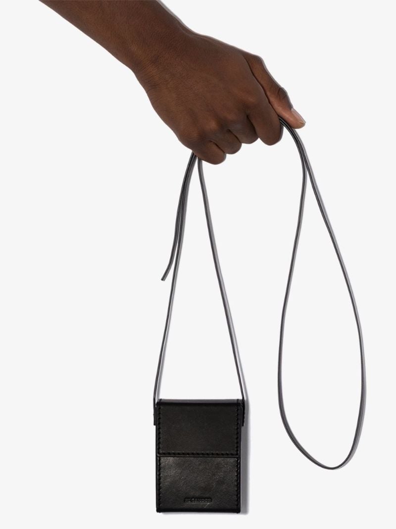 Black Cross Body Leather Bag