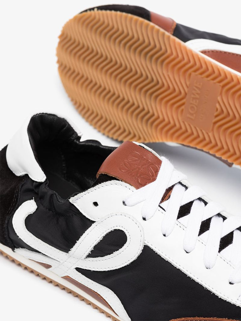 Black Ballet Runner Suede Sneakers