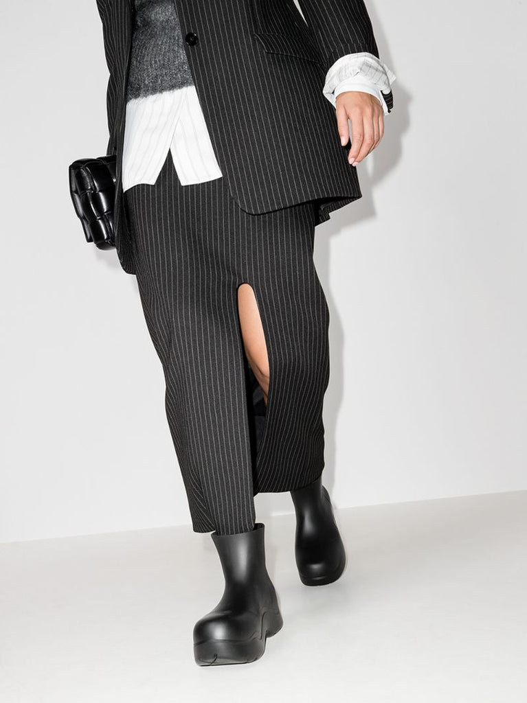 Black the Puddle Ankle Boots