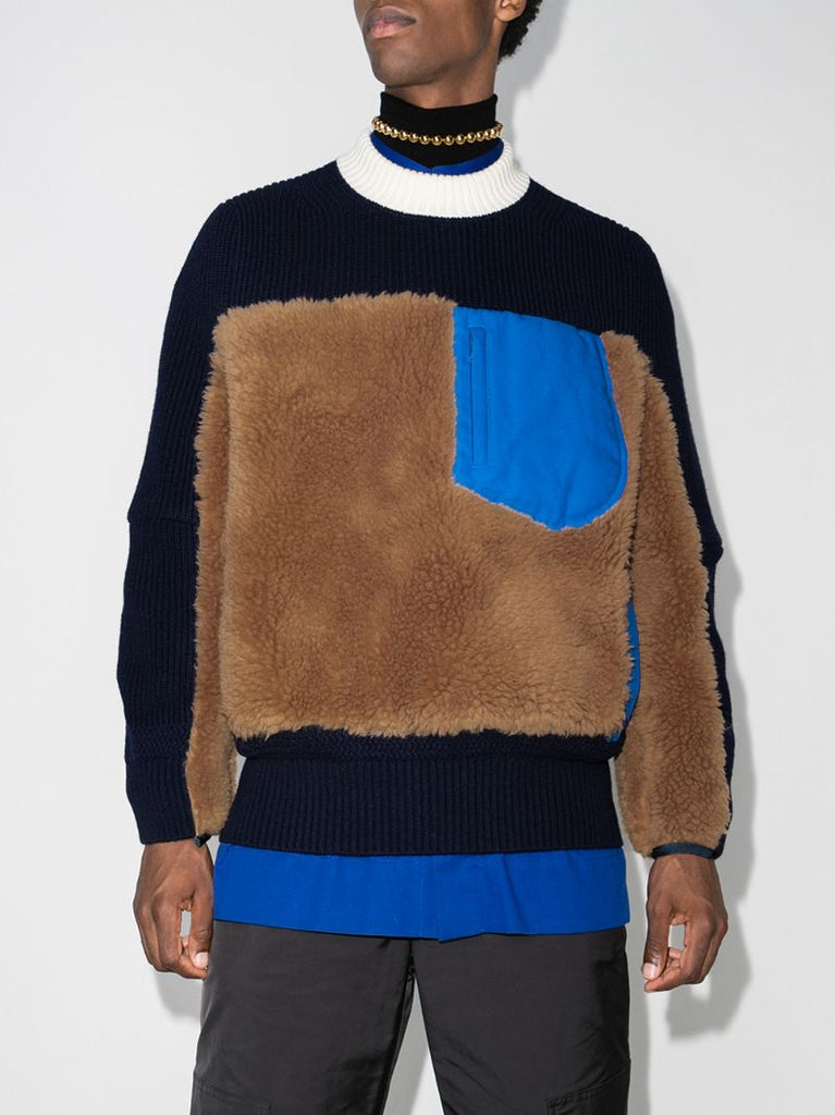 Faux Shearling Sweater