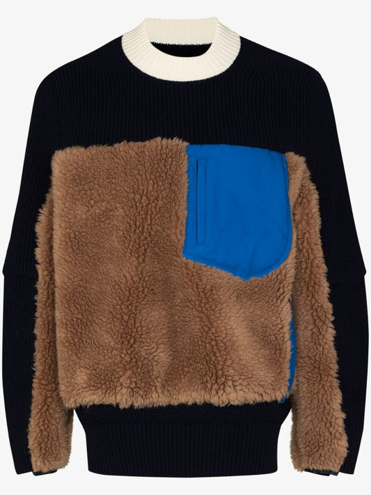 Faux Shearling Sweater