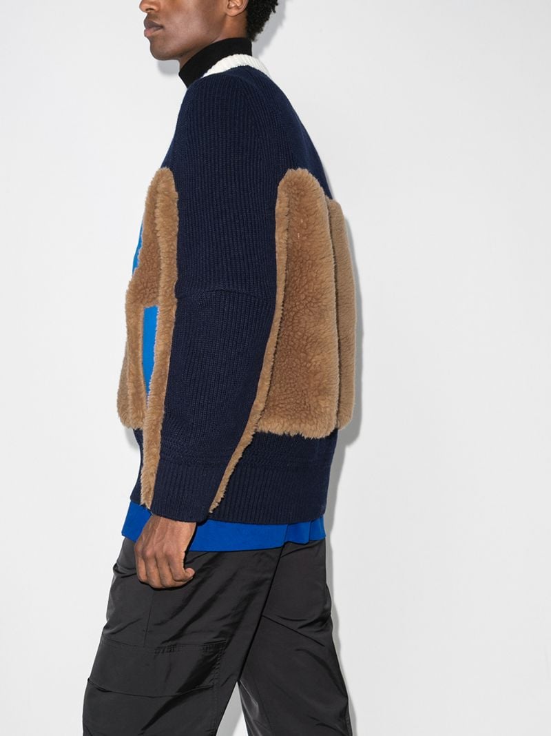 Faux Shearling Sweater