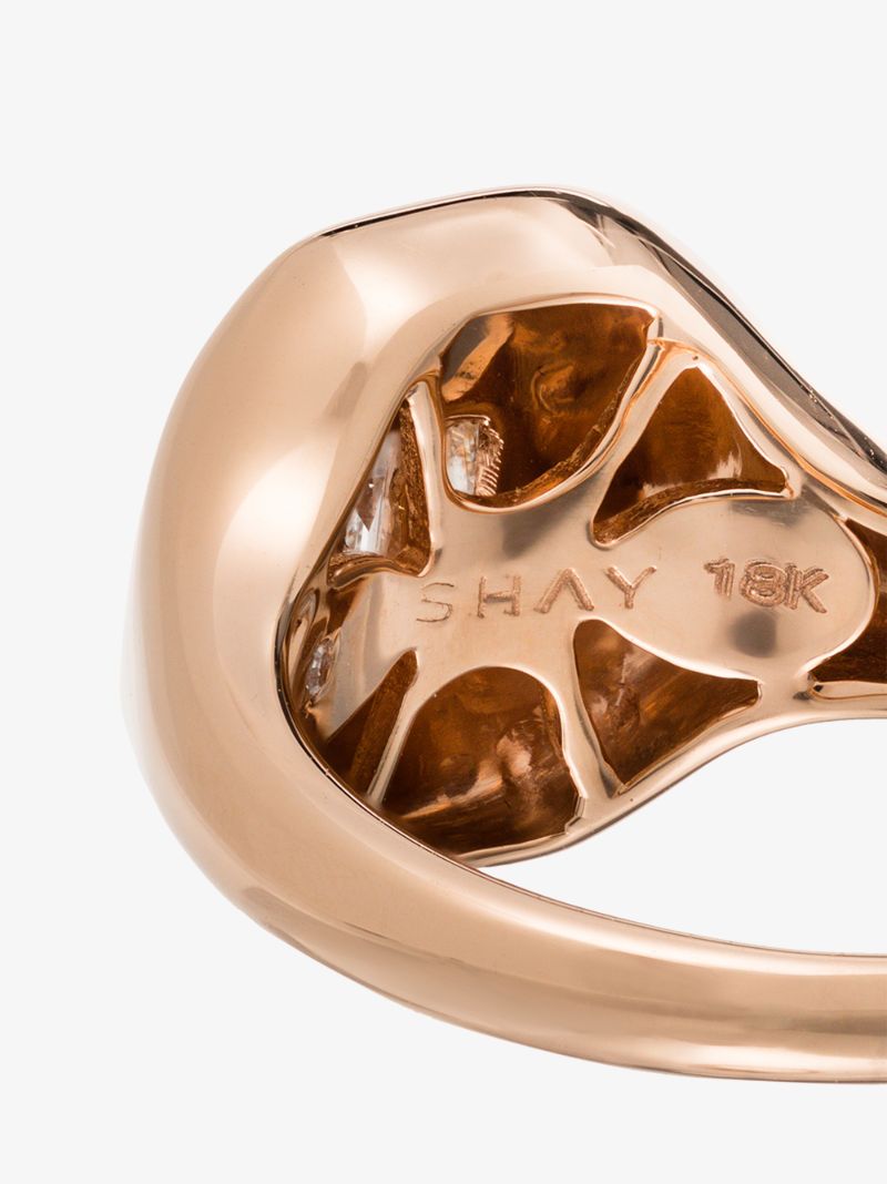 18k Rose Gold Mini Me Diamond Ring