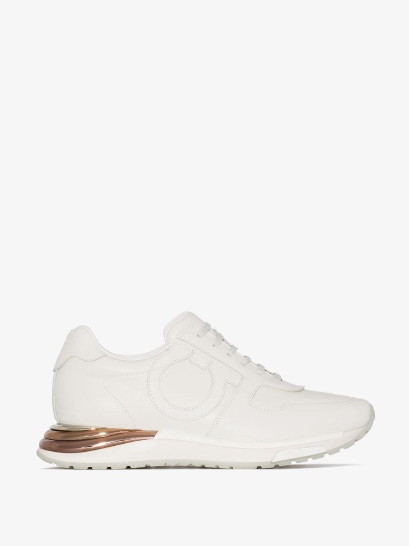 White Brooklyn Leather Sneakers