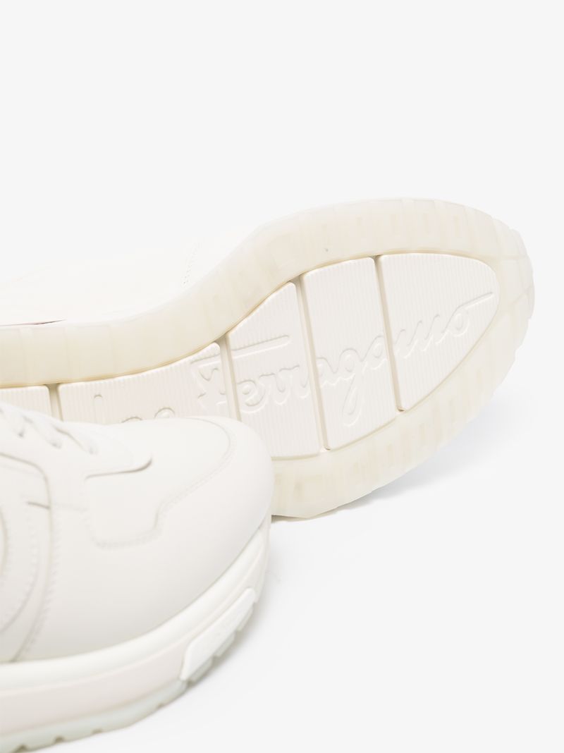 White Brooklyn Leather Sneakers