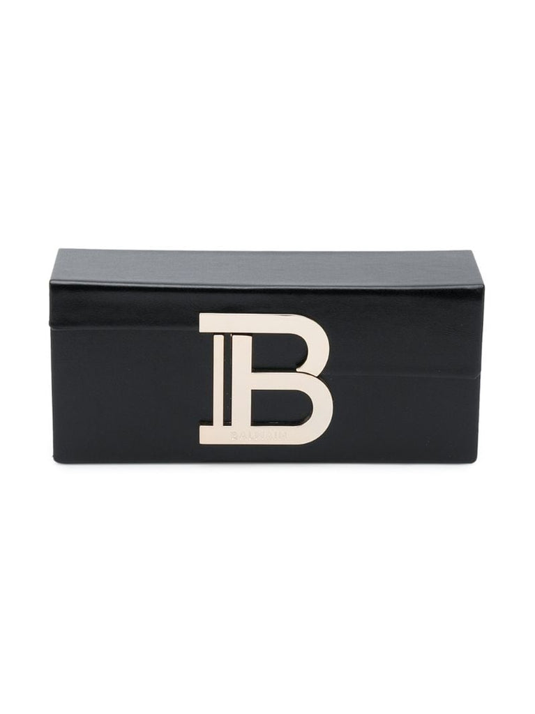 X Akoni Black Pilot-frame Sunglasses