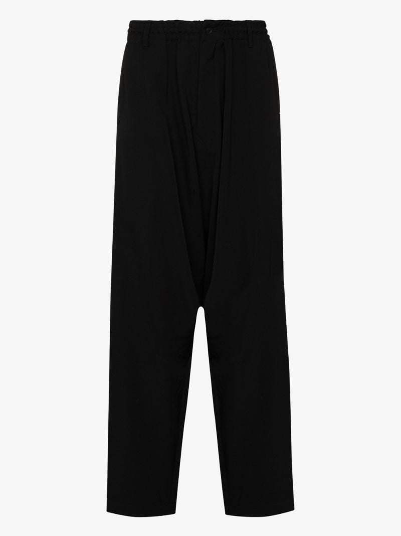 Side Zip Wool Trousers