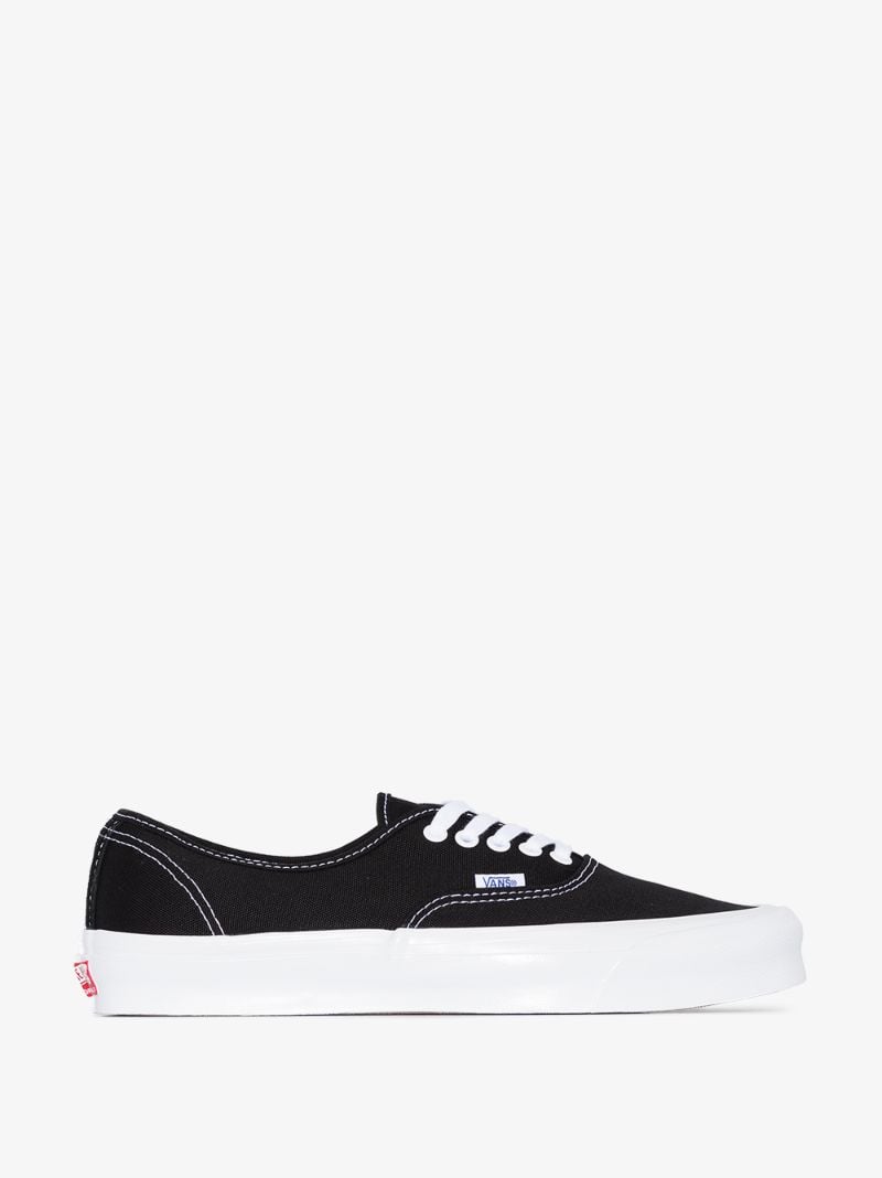 Black Ua Og Authentic Canvas Sneakers
