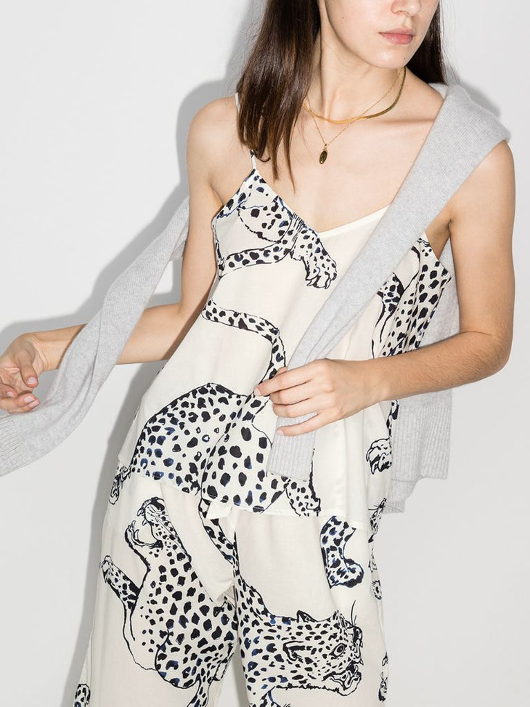 Jaguar Print Cotton Pyjamas