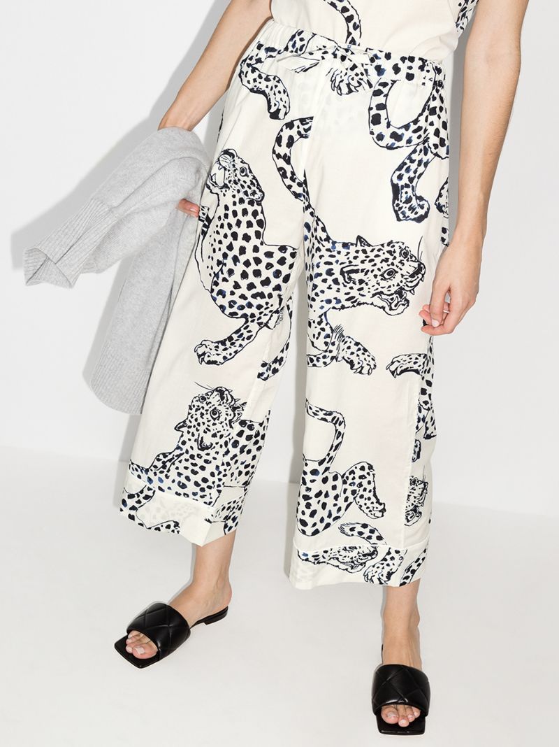 Jaguar Print Cotton Pyjamas