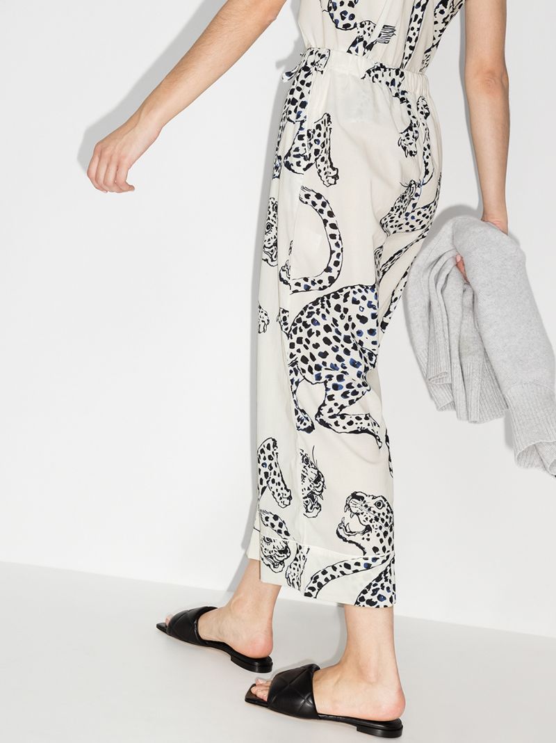 Jaguar Print Cotton Pyjamas