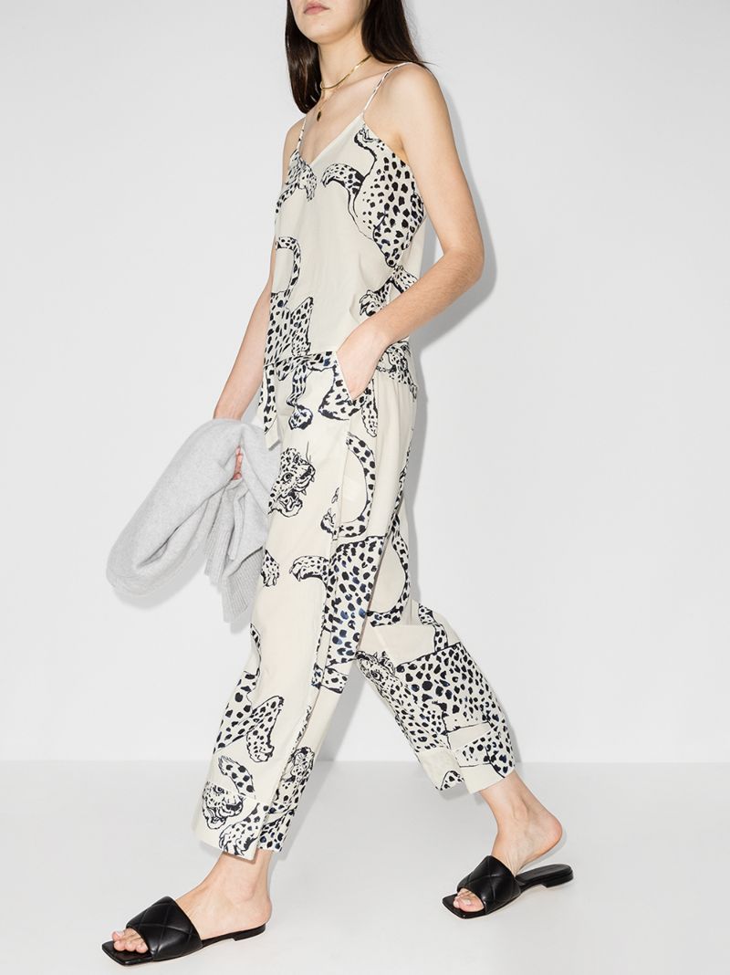 Jaguar Print Cotton Pyjamas