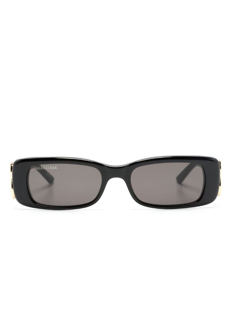 Black Dynasty Rectangle Sunglasses