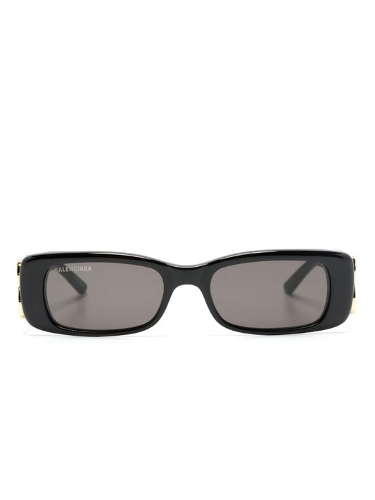 Black Dynasty Rectangle Sunglasses