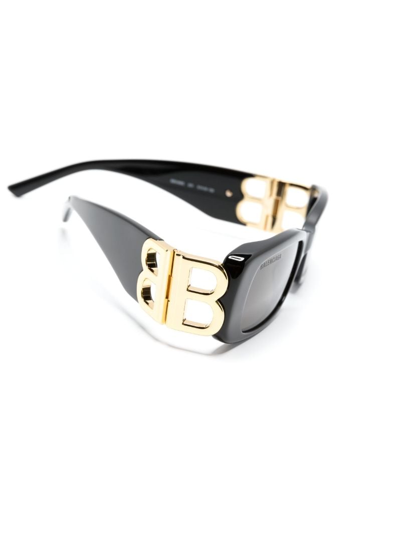 Black Dynasty Rectangle Sunglasses