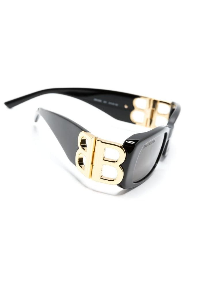 Black Dynasty Rectangle Sunglasses