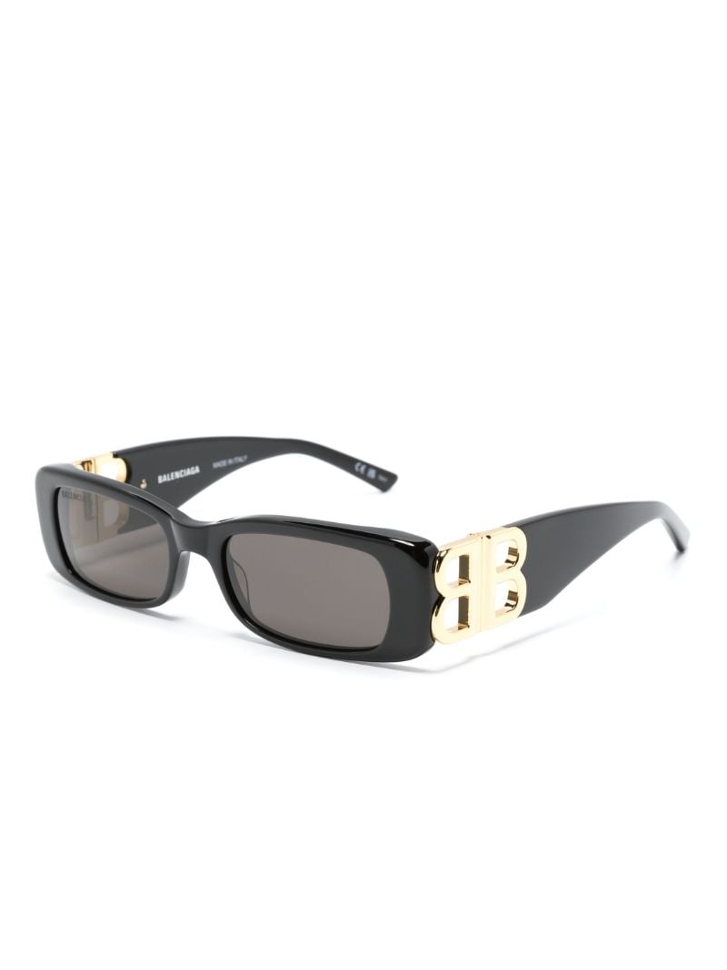 Black Dynasty Rectangle Sunglasses