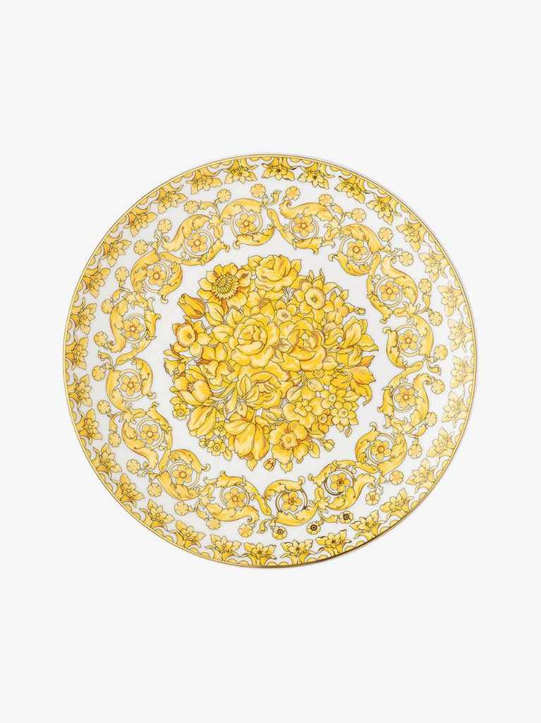 White Medusa Rhapsody Porcelain Dinner Plate