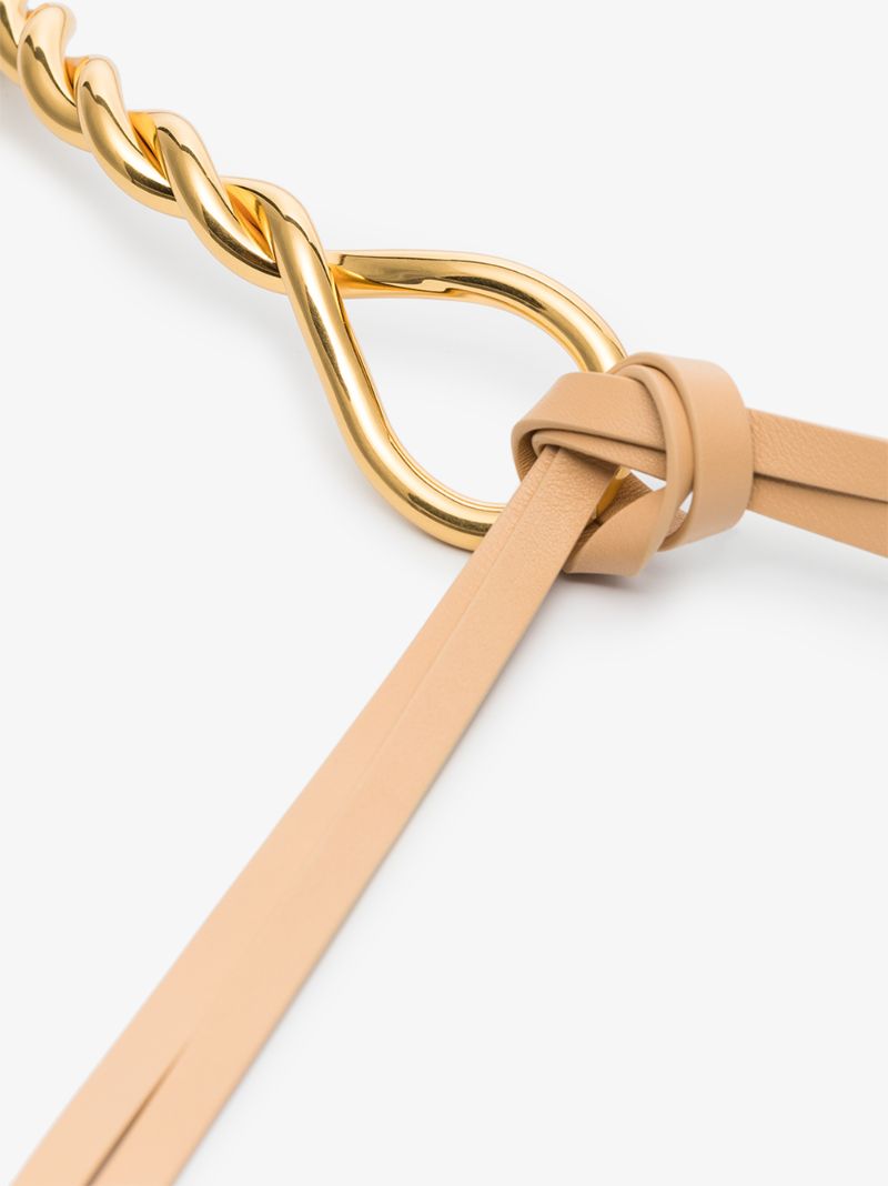 Neutral Twist Buckle Leather Belt