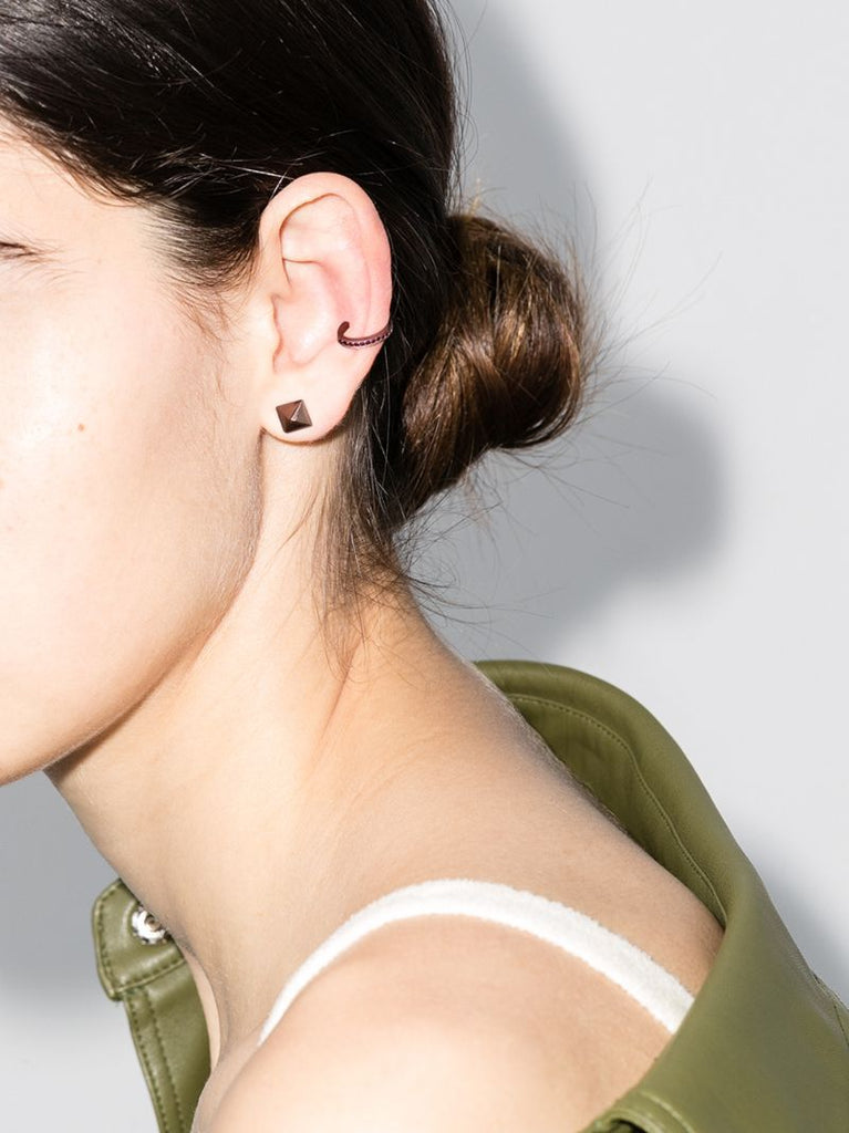 18k Rose Gold Ruby Ear Cuff