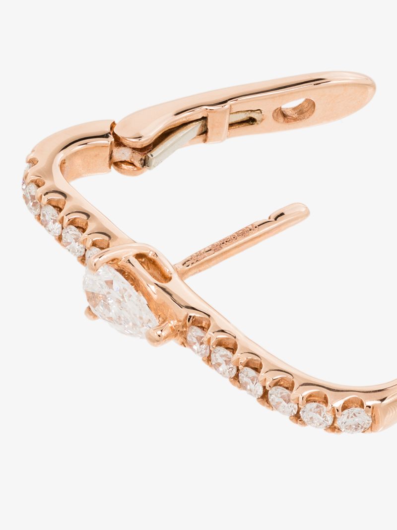 18k Rose Gold Diamond Ear Cuff