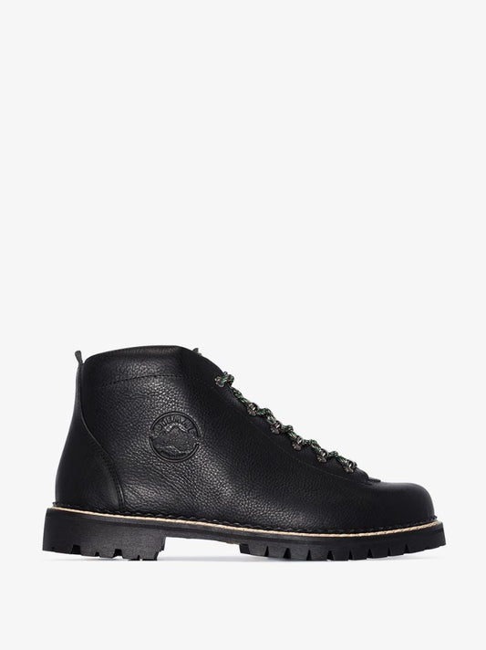 Black Tirol Leather Hiking Boots