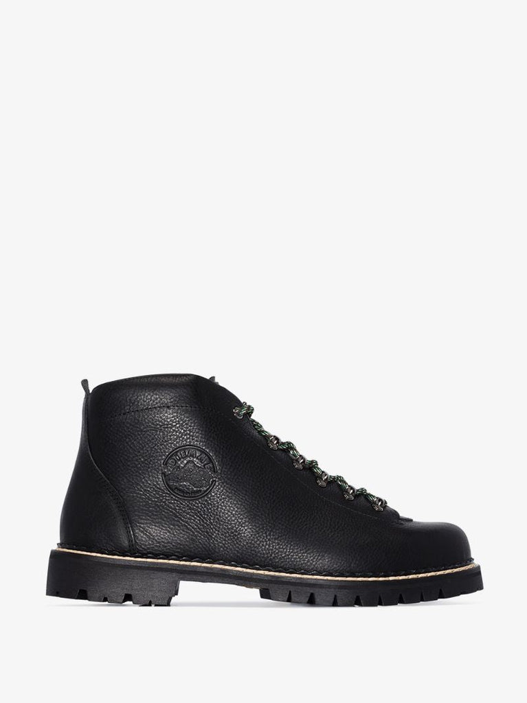 Black Tirol Leather Hiking Boots