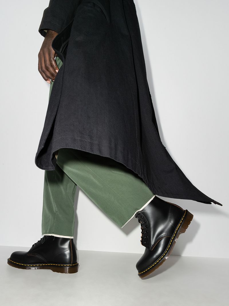 Black 1460 Vintage Leather Boots