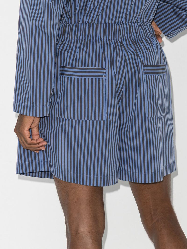 Organic Cotton Striped Pyjama Shorts