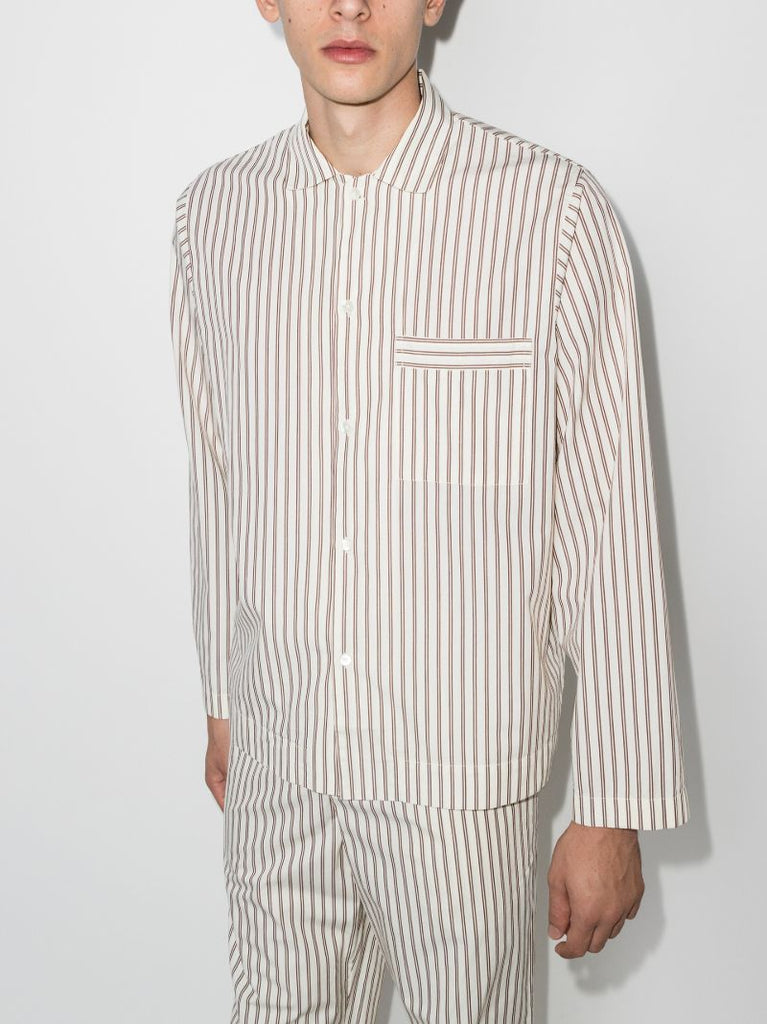 Stripe Organic Cotton Pyjama Shirt