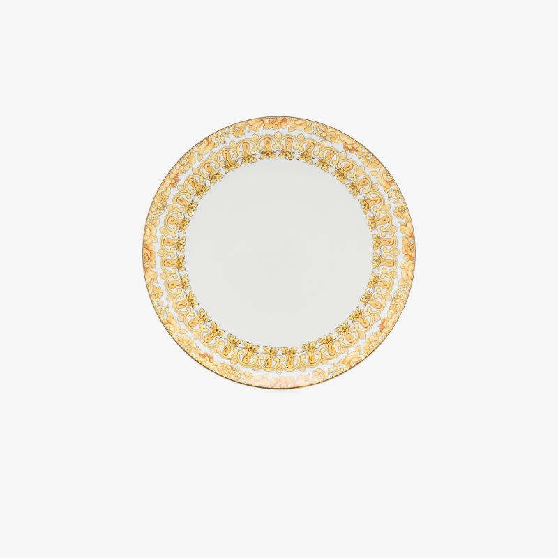White Medusa Rhapsody Porcelain Dinner Plate