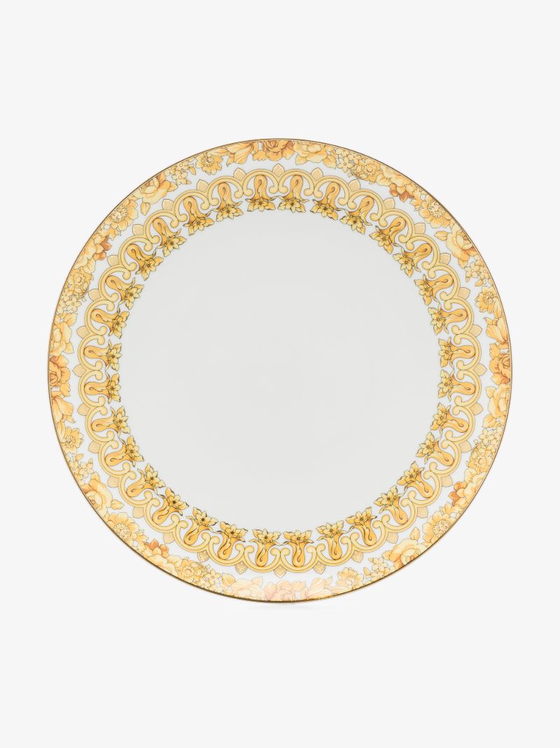 White Medusa Rhapsody Porcelain Dinner Plate