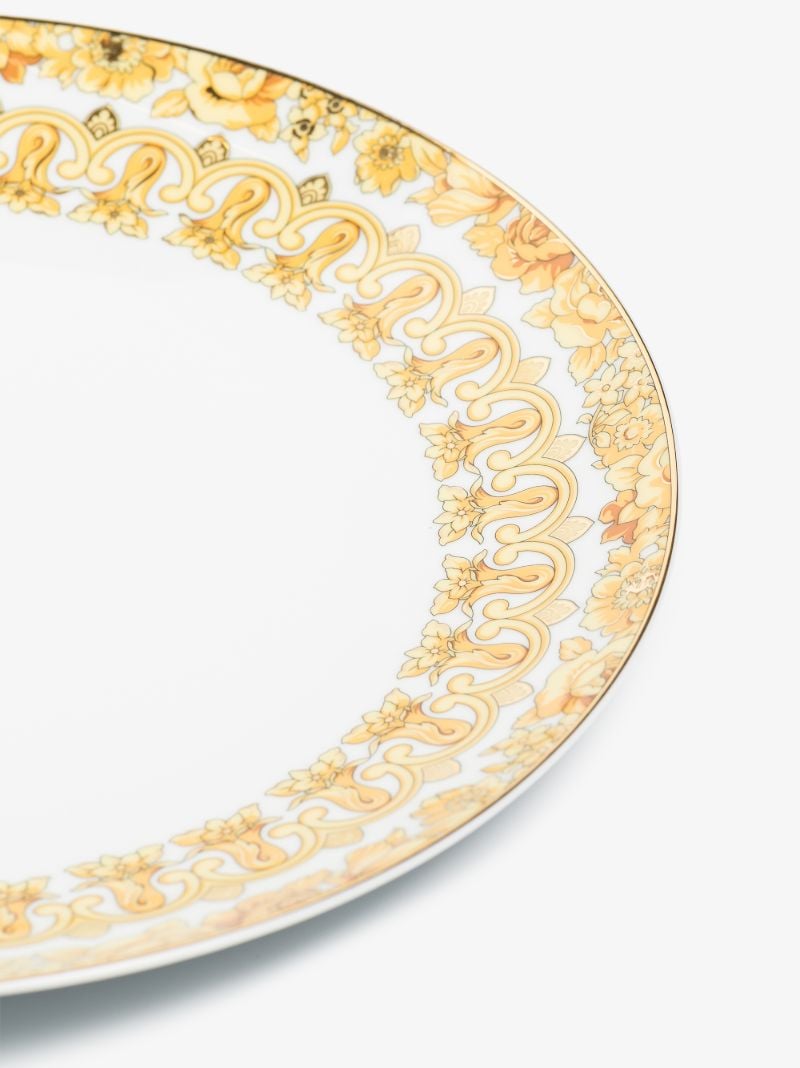 White Medusa Rhapsody Porcelain Dinner Plate