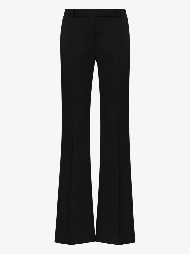 Front Crease Tailored Wool Trousers