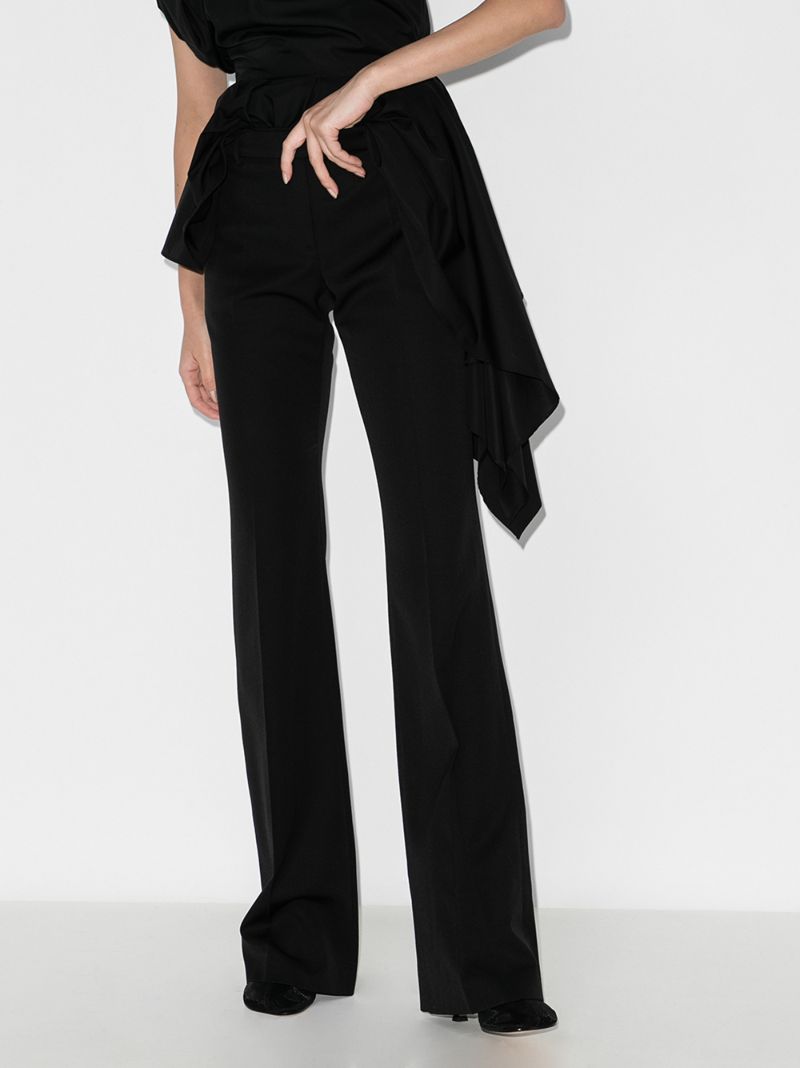 Front Crease Tailored Wool Trousers
