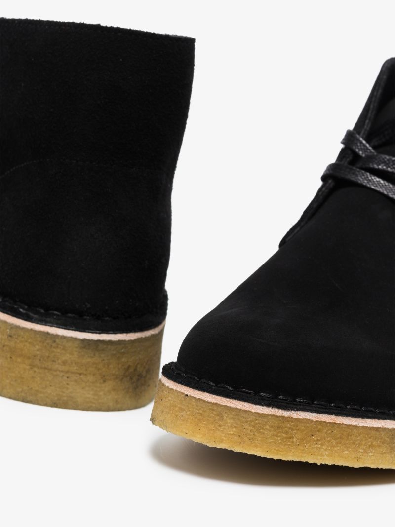Black Suede Desert Boots