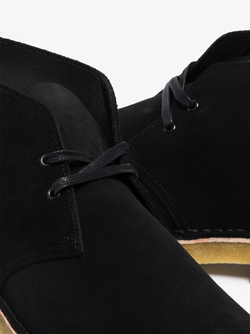 Black Suede Desert Boots