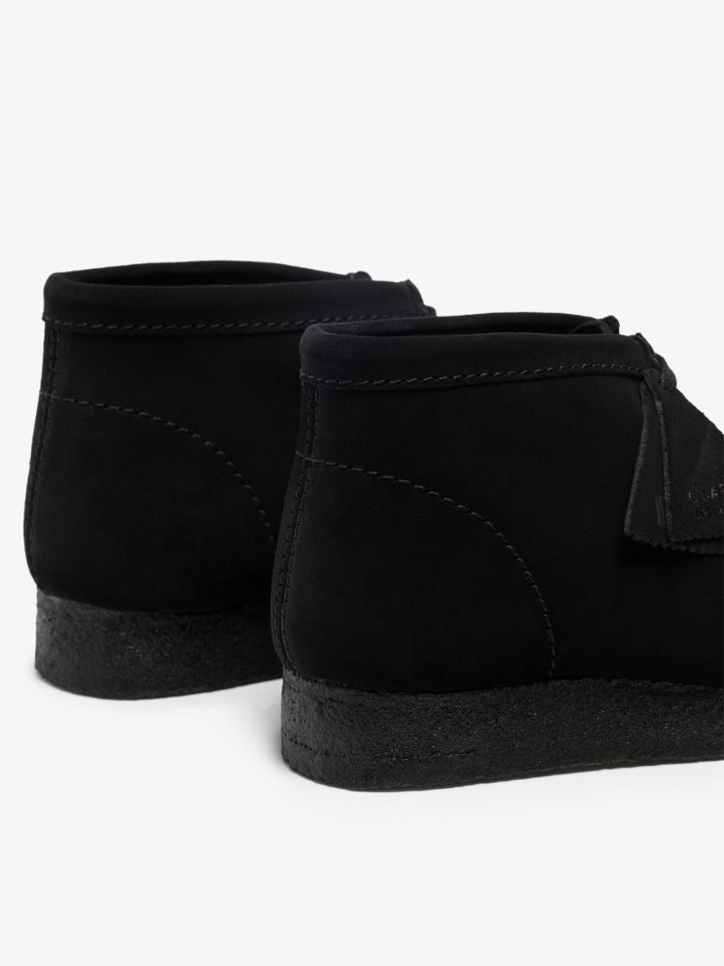 Black Wallabee Suede Boots