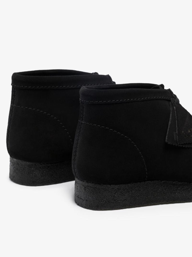 Black Wallabee Suede Boots