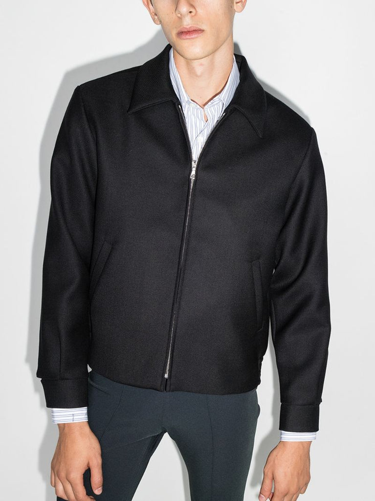 Black Twill Shirt Jacket