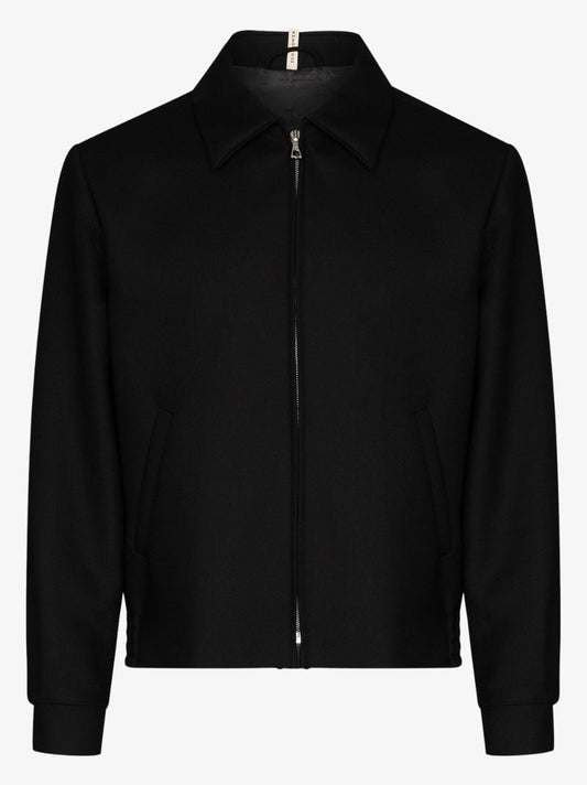 Black Twill Shirt Jacket
