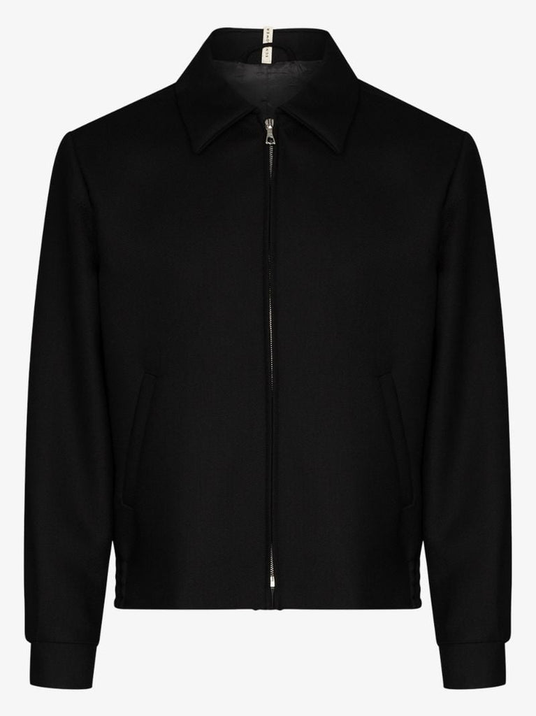 Black Twill Shirt Jacket