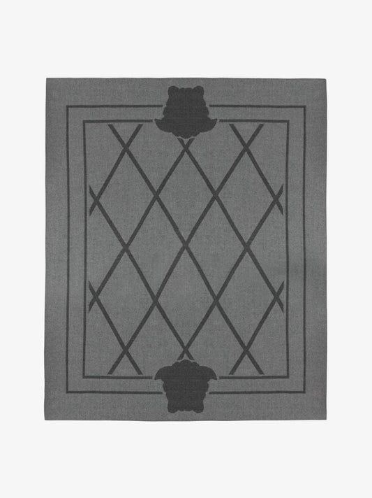 Grey Shadov Reversible Wool Throw